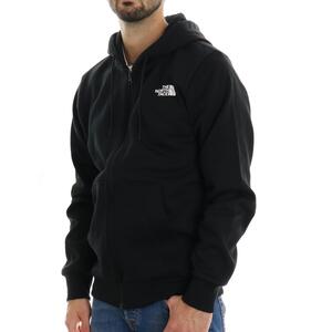 FELPA SIMPLE DOME FULL ZIP NERO
